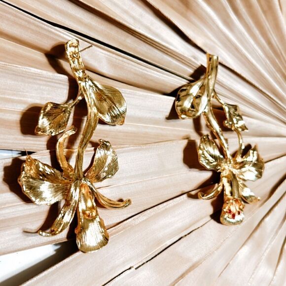 bohemian statement earrings A283 - Picture 2 of 3